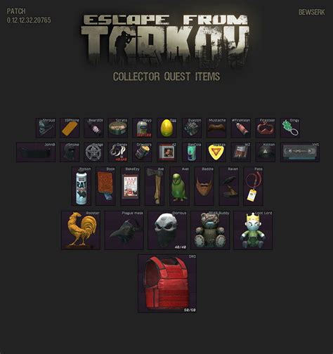 tarkov the collector items.